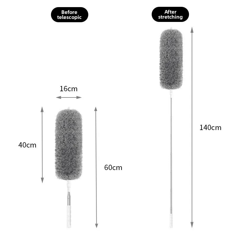 Adjustable Bendable Microfiber Duster Washable Reusable Cleaning Tool for High Ceilings Furniture and Cars Dusters for Cleaning