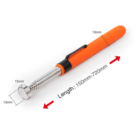 Magnetic Telescopic Pick-Up Tools Grip LED Light Adjustable Extendable Long Reach Pen Handy Tool for Picking up Screws Nuts Bolt